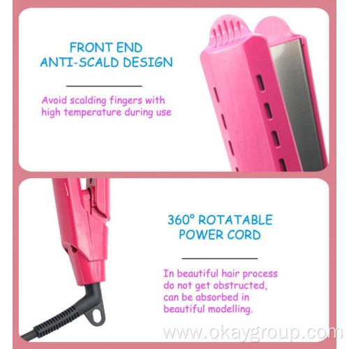 electric flat iron dry steam hair straightener factory